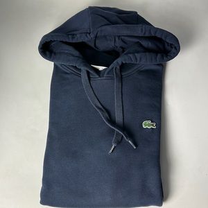 Lacoste Men’s navy hooded sweatshirt